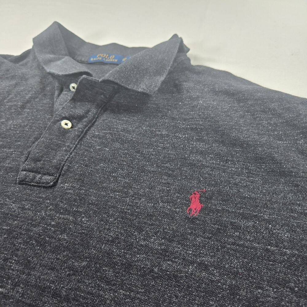 Polo Ralph Lauren‎ Black Long Sleeve Rugby Polo Shirt Men's Size 3XB